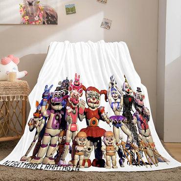 Five Nights at Freddy's Flannel Fleece Blanket (Online Order Only)