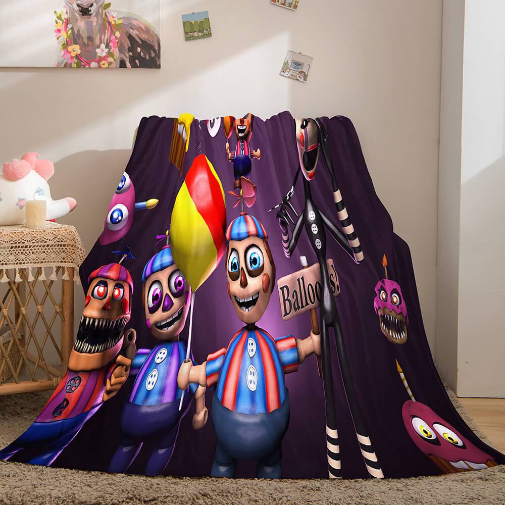 Five Nights at Freddy's Flannel Fleece Blanket (Online Order Only)
