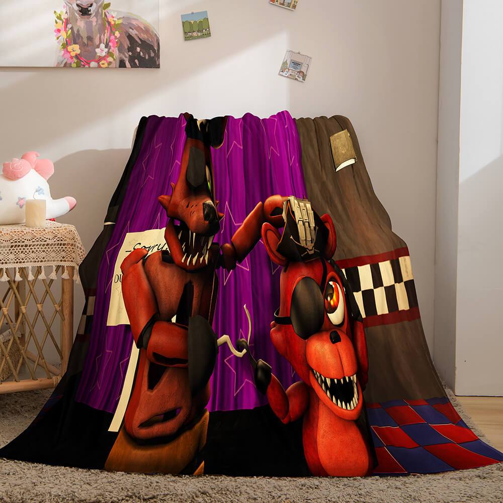 Five Nights at Freddy's Flannel Fleece Blanket (Online Order Only)