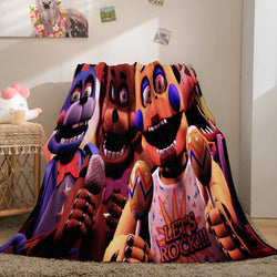 Game Five Nights at Freddy's Flannel Caroset Throw Cosplay Blanket (Online Order Only)