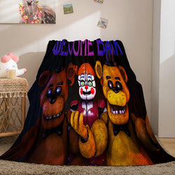 Game Five Nights at Freddy's Flannel Caroset Throw Cosplay Blanket (Online Order Only)