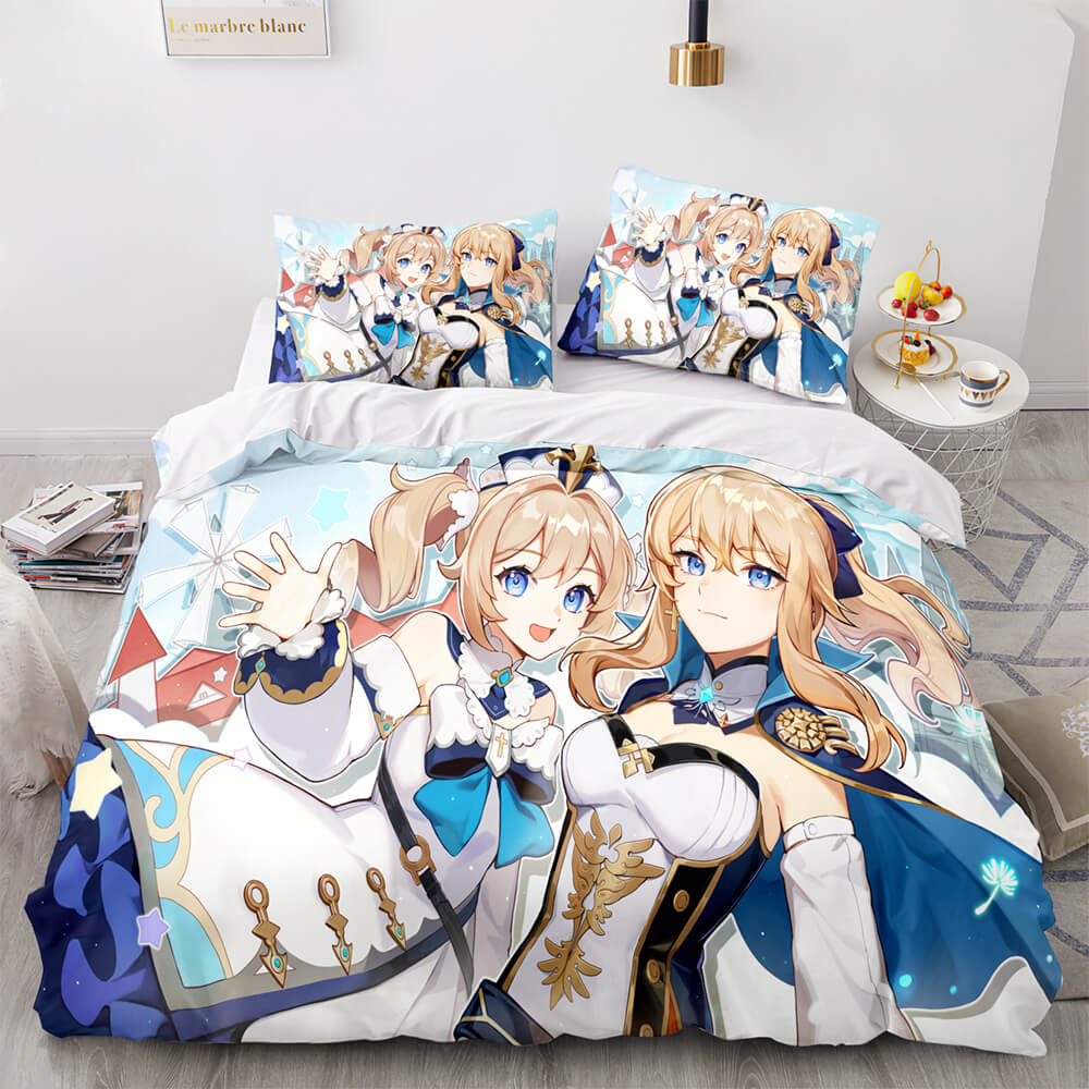 Game Genshin Impact Bedding Set Quilt Cover (Online Order Only)