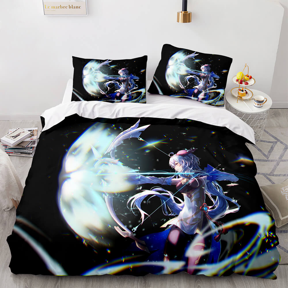 Game Genshin Impact Bedding Set Quilt Cover (Online Order Only)