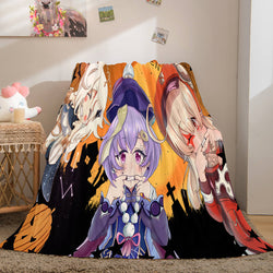 Game Genshin Impact Flannel Caroset Throw Cosplay Blanket (Online Order Only)