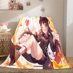 Game Genshin Impact Flannel Caroset Throw Cosplay Blanket (Online Order Only)