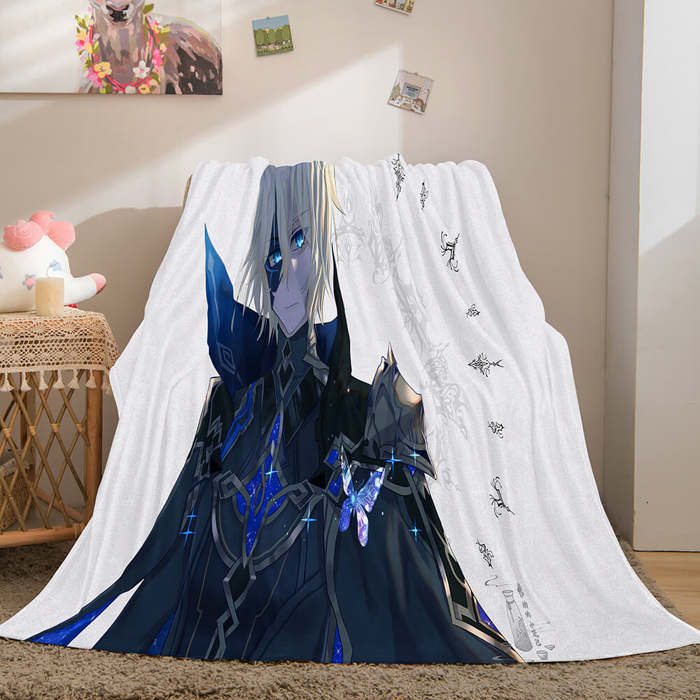 Game Genshin Impact Flannel Caroset Throw Cosplay Blanket (Online Order Only)