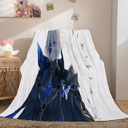 Game Genshin Impact Flannel Caroset Throw Cosplay Blanket (Online Order Only)