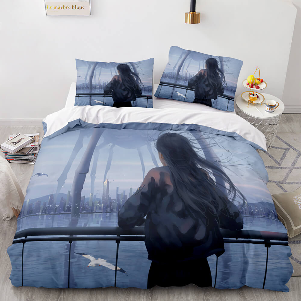 Game Ghost Knife Bedding Set Quilt Covers Without Filler (Online Order Only)