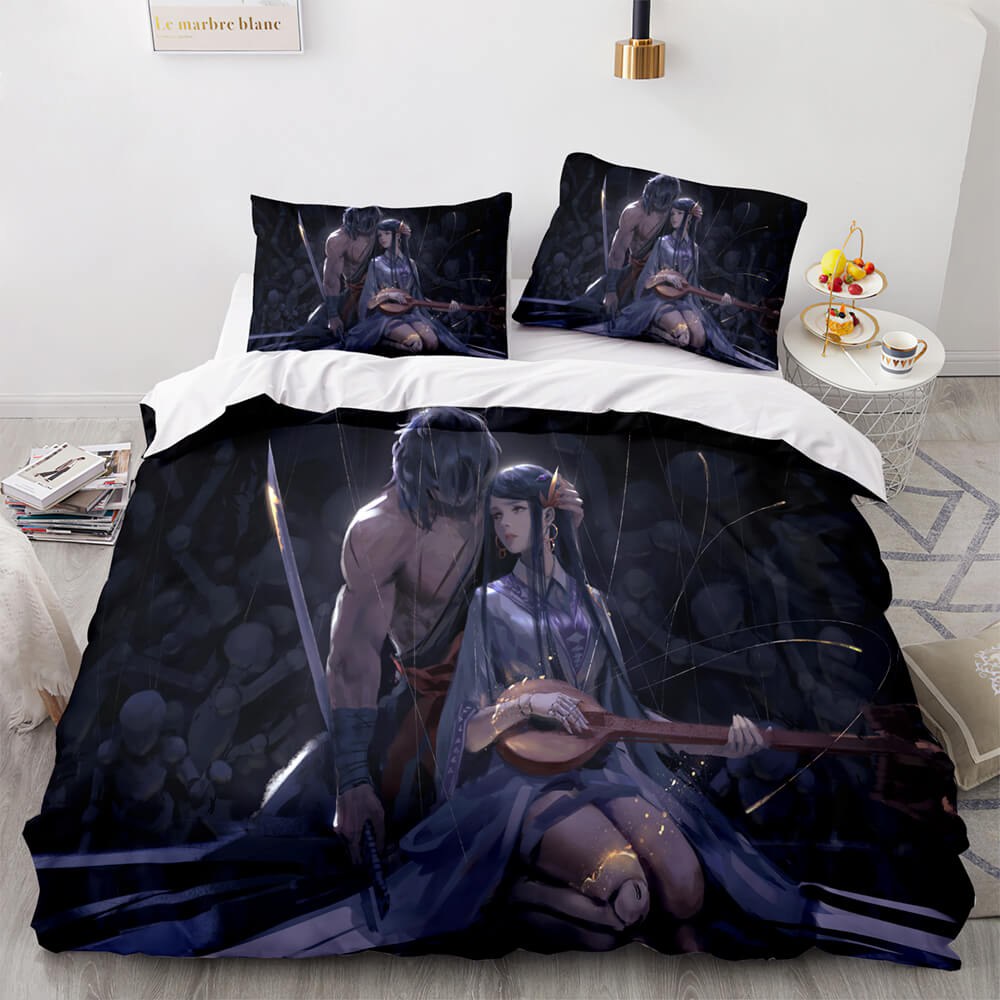 Game Ghost Knife Bedding Set Quilt Covers Without Filler (Online Order Only)