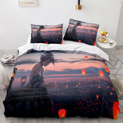 Game Ghost Knife Bedding Set Quilt Covers Without Filler (Online Order Only)