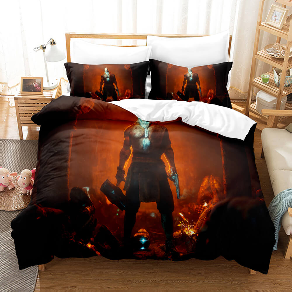 Game God Of War Cosplay Bedding Set Quilt Covers (Online Order Only)