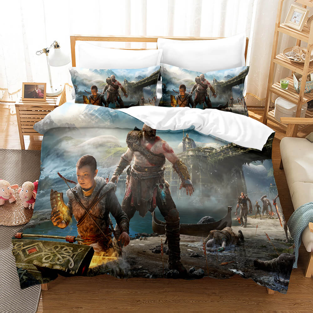 Game God Of War Cosplay Bedding Set Quilt Covers (Online Order Only)