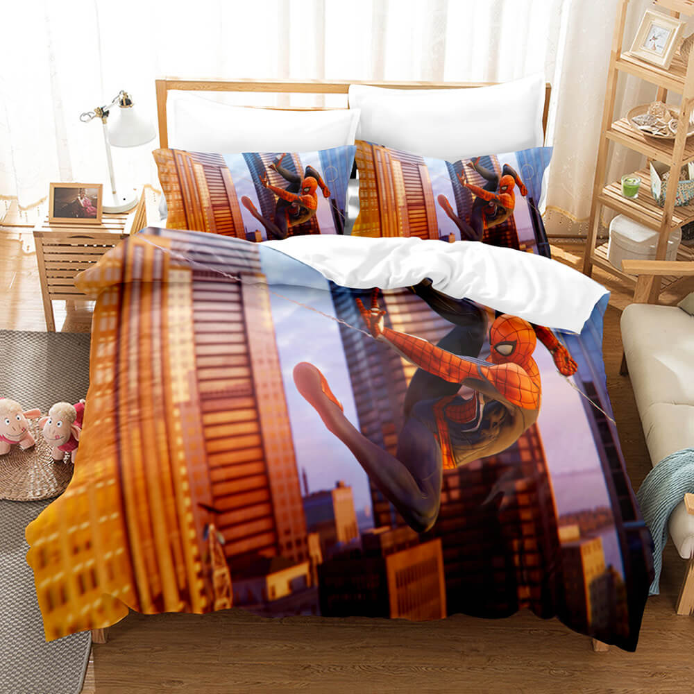 Game Marvels Spider-Man Bedding Sets Quilt Cover Without Filler (Online Order Only)