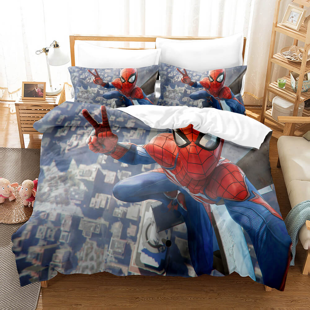 Game Marvels Spider-Man Bedding Sets Quilt Cover Without Filler (Online Order Only)