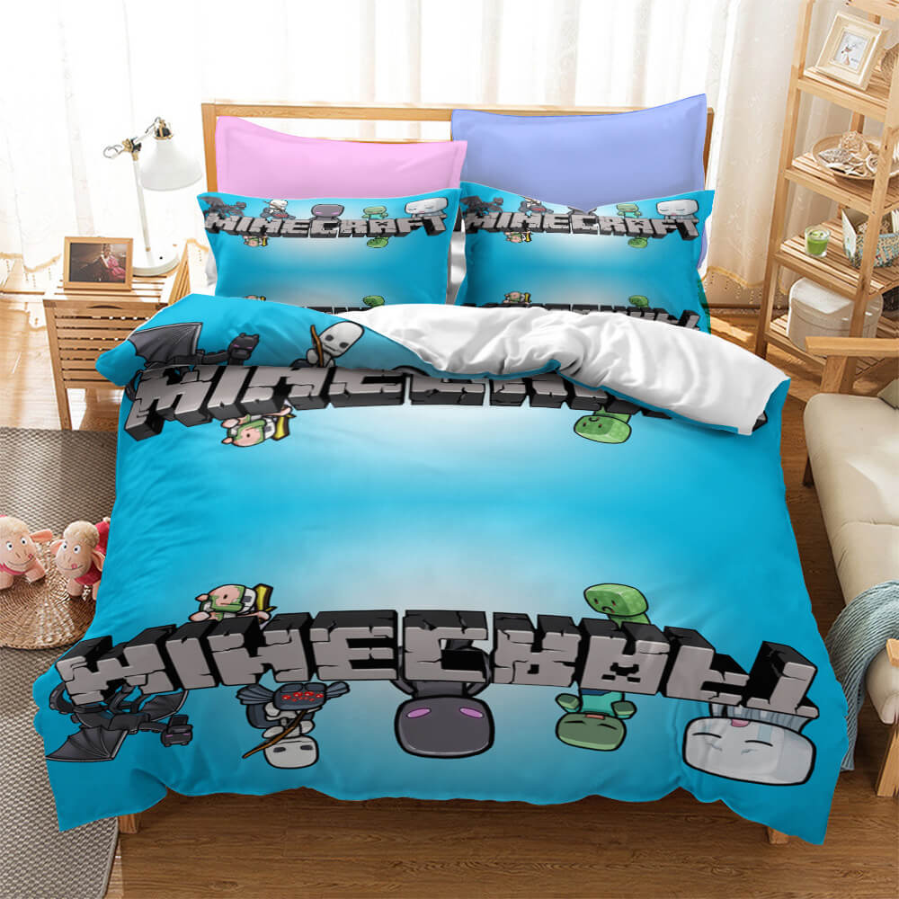 Game Minecraft Bedding Sets Quilt Cover Without Filler (Online Order Only)