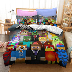 Game Minecraft Bedding Sets Quilt Cover Without Filler (Online Order Only)