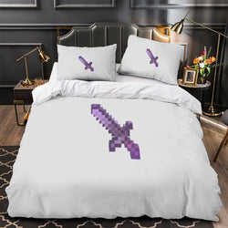 Game Minecraft Duvet Cover Kids Bedding Set Without Filler (ONLINE ORDER ONLY)