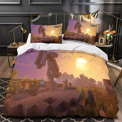 Game Minecraft Duvet Cover Kids Bedding Set Without Filler (ONLINE ORDER ONLY)