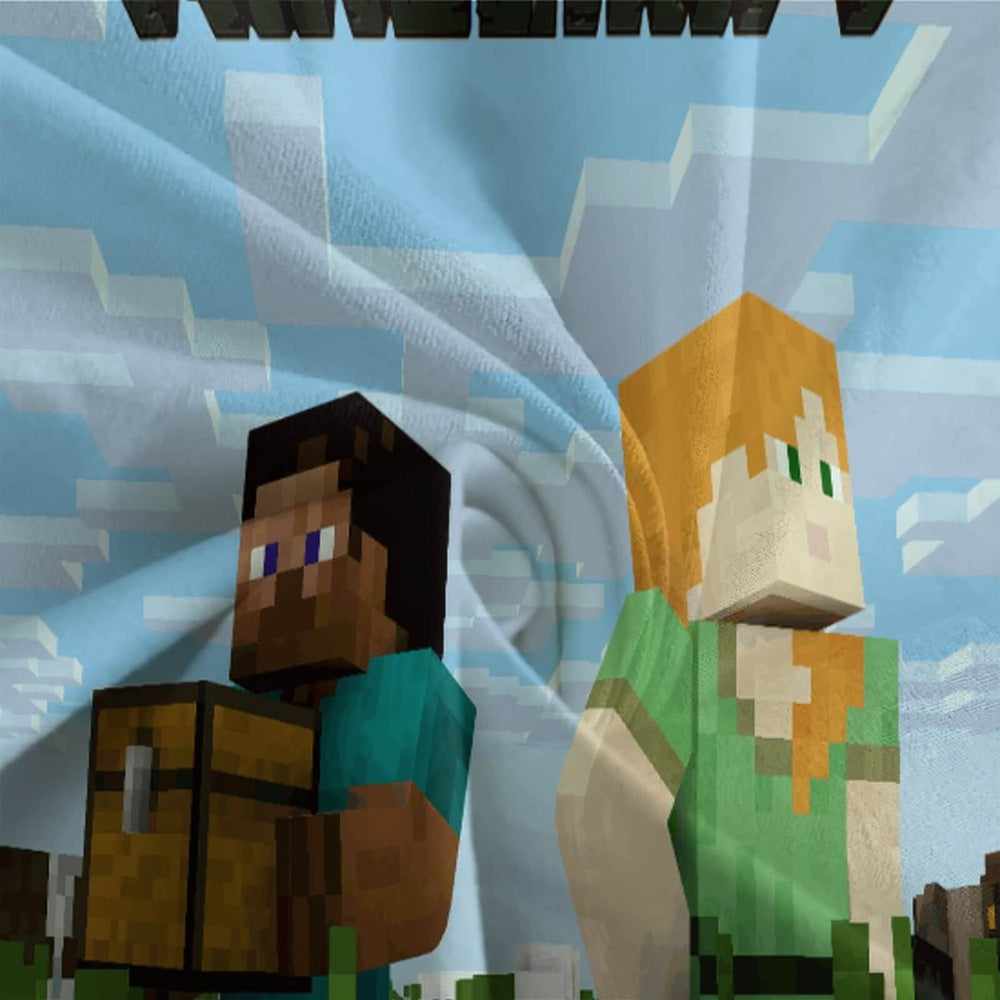 Game Minecraft Pattern Bedding Set Quilt Cover Without Filler (Online Order Only)