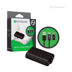 Game N' Charge Battery Kit (Black) Compatible With Xbox Series X® / Xbox Series S®/ Xbox One (Online Order Only)