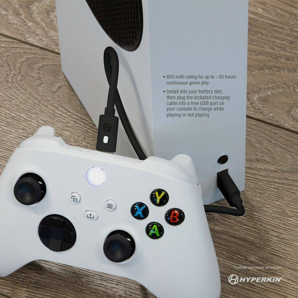 Game N' Charge Battery Kit (Black) Compatible With Xbox Series X® / Xbox Series S®/ Xbox One (Online Order Only)