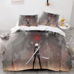 Game NieR Automata Cosplay Bedding Set Quilt Covers Without Filler (Online Order Only)