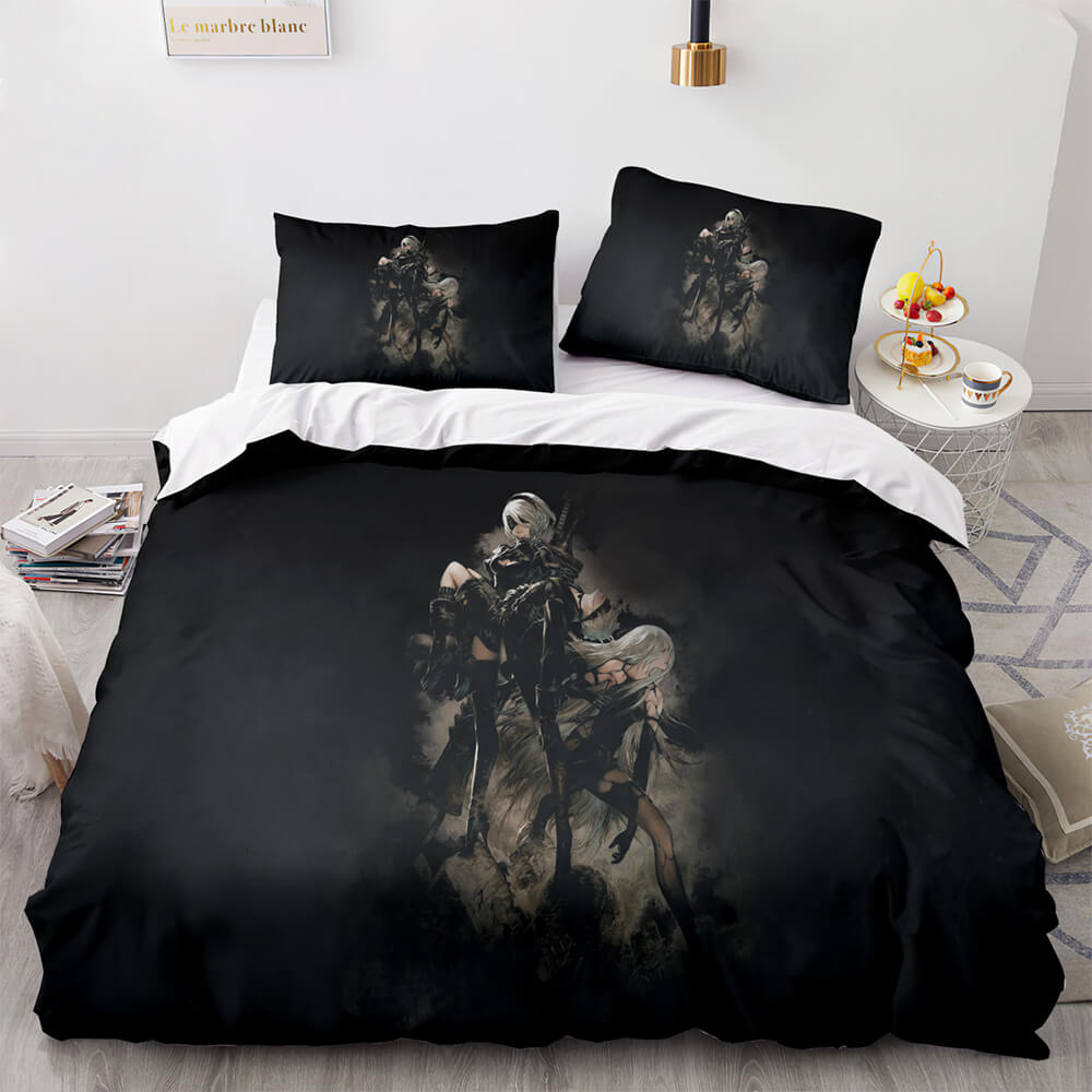 Game NieR Automata Cosplay Bedding Set Quilt Covers Without Filler (Online Order Only)