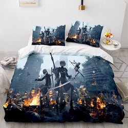 Game NieR Automata Cosplay Bedding Set Quilt Covers Without Filler (Online Order Only)