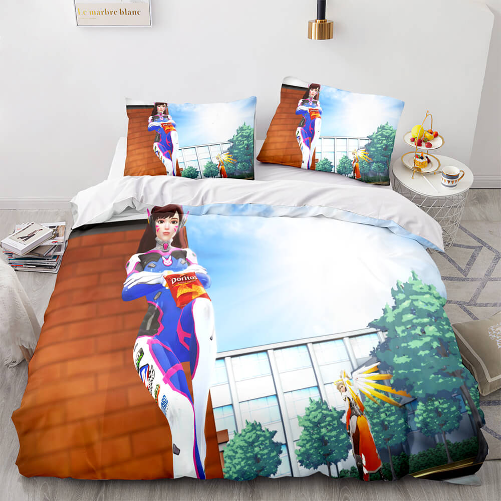 Game Overwatch Cosplay Bedding Set Quilt Covers Without Filler (Online Order Only)
