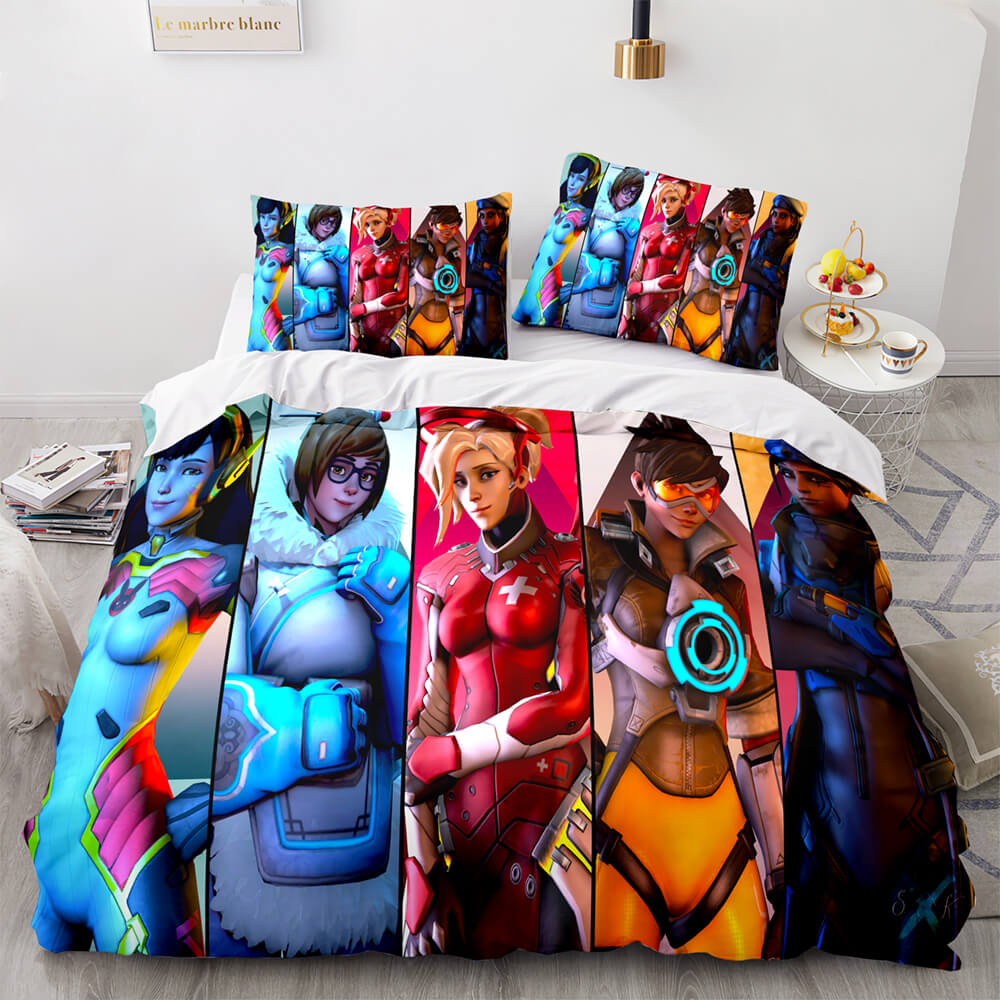 Game Overwatch Cosplay Bedding Set Quilt Covers Without Filler (Online Order Only)