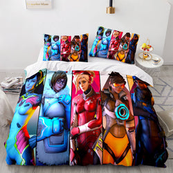 Game Overwatch Cosplay Bedding Set Quilt Covers Without Filler (Online Order Only)