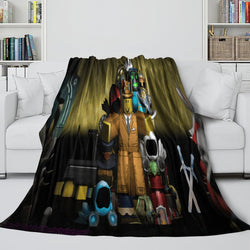 Game Pattern Roblox Blanket Flannel Throw Room Decoration (Online Order Only)