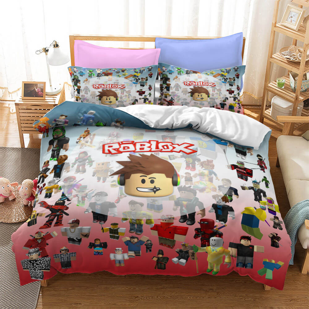 Game Roblox Cosplay Bedding Set Quilt Cover Without Filler (Online Order Only)