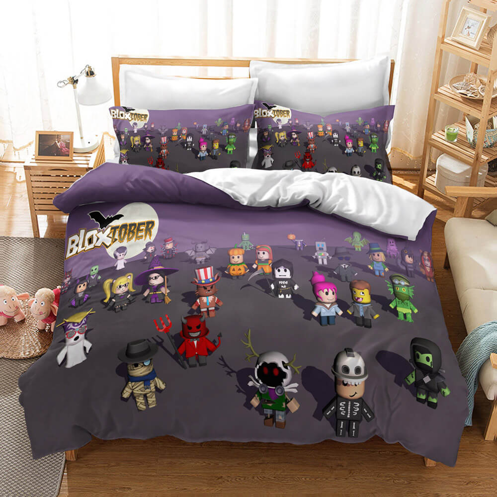 Game Roblox Cosplay Bedding Set Quilt Cover Without Filler (Online Order Only)