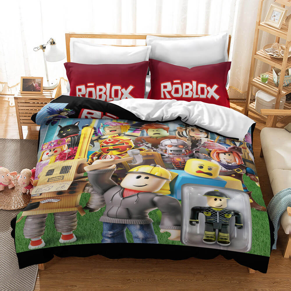 Game Roblox Cosplay Bedding Set Quilt Cover Without Filler (Online Order Only)