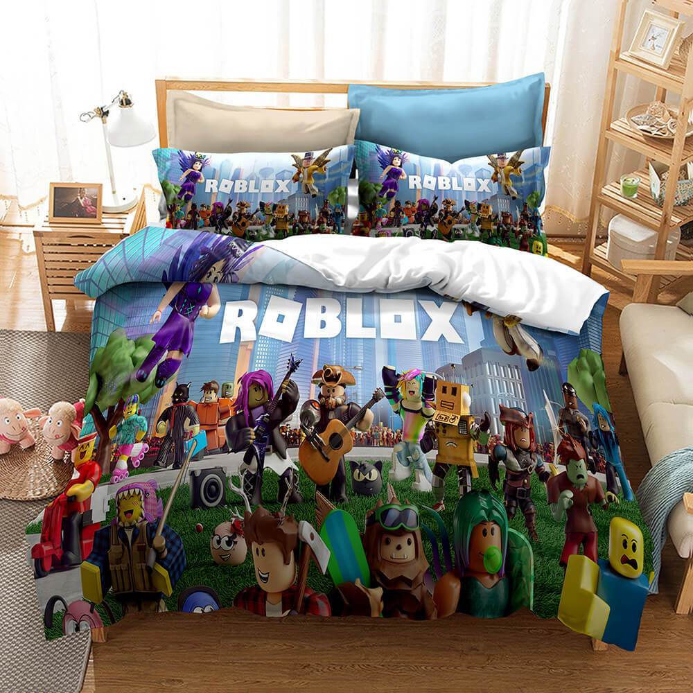Game Roblox Bedding Set Duvet Cover Bed Sets (Online Order Only)