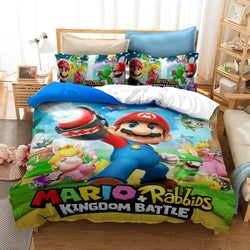 Game Super Mario Bedding Set Pattern Quilt Cover Without Filler (Online Order Only)
