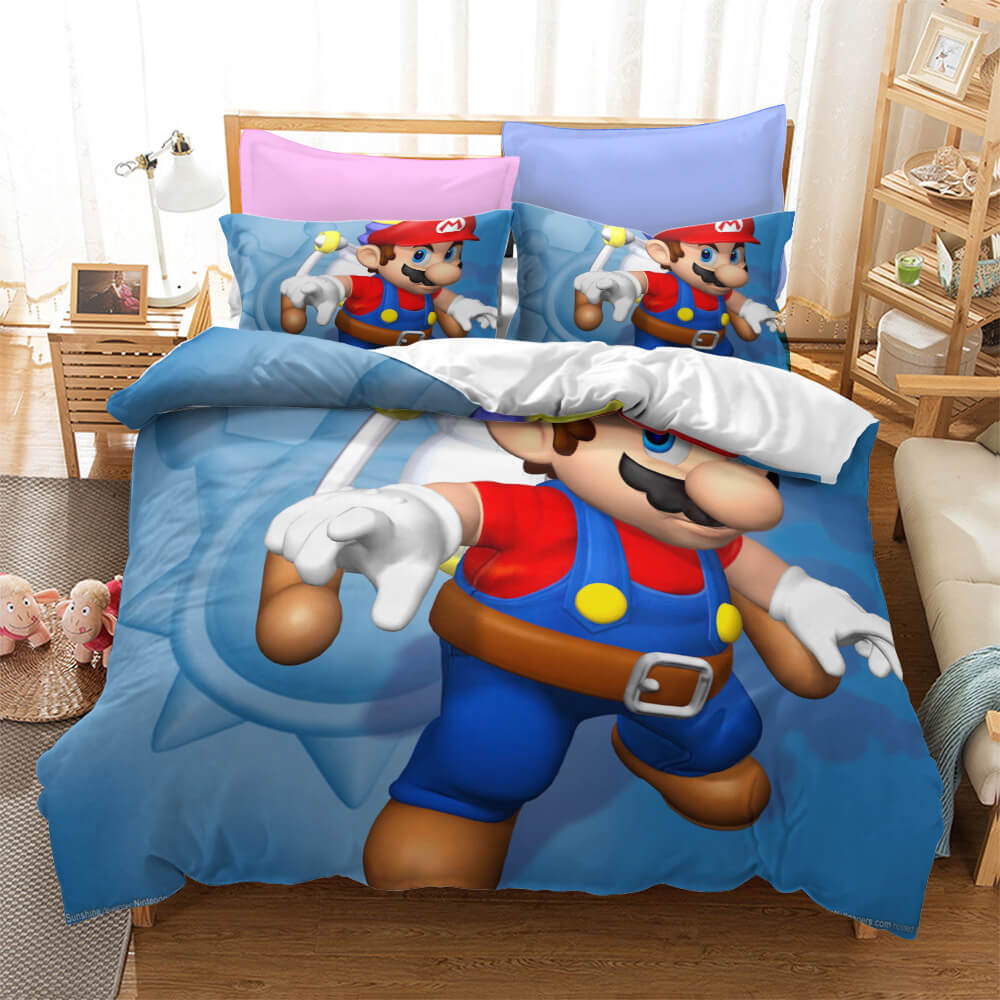 Game Super Mario Bedding Set Quilt Cover Without Filler (Online Order Only)