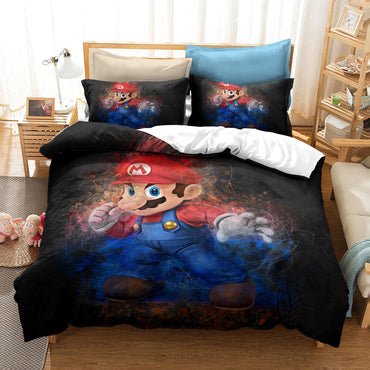 Game Super Mario Bedding Set Quilt Cover Without Filler (Online Order Only)