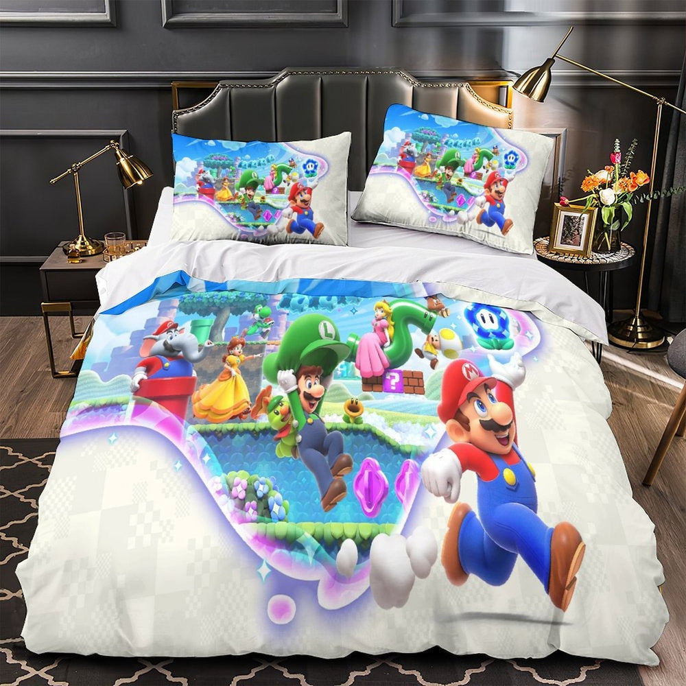 Game Super Mario Duvet Cover Kids Room Bedding Set Without Filler (ONLINE ORDER ONLY)