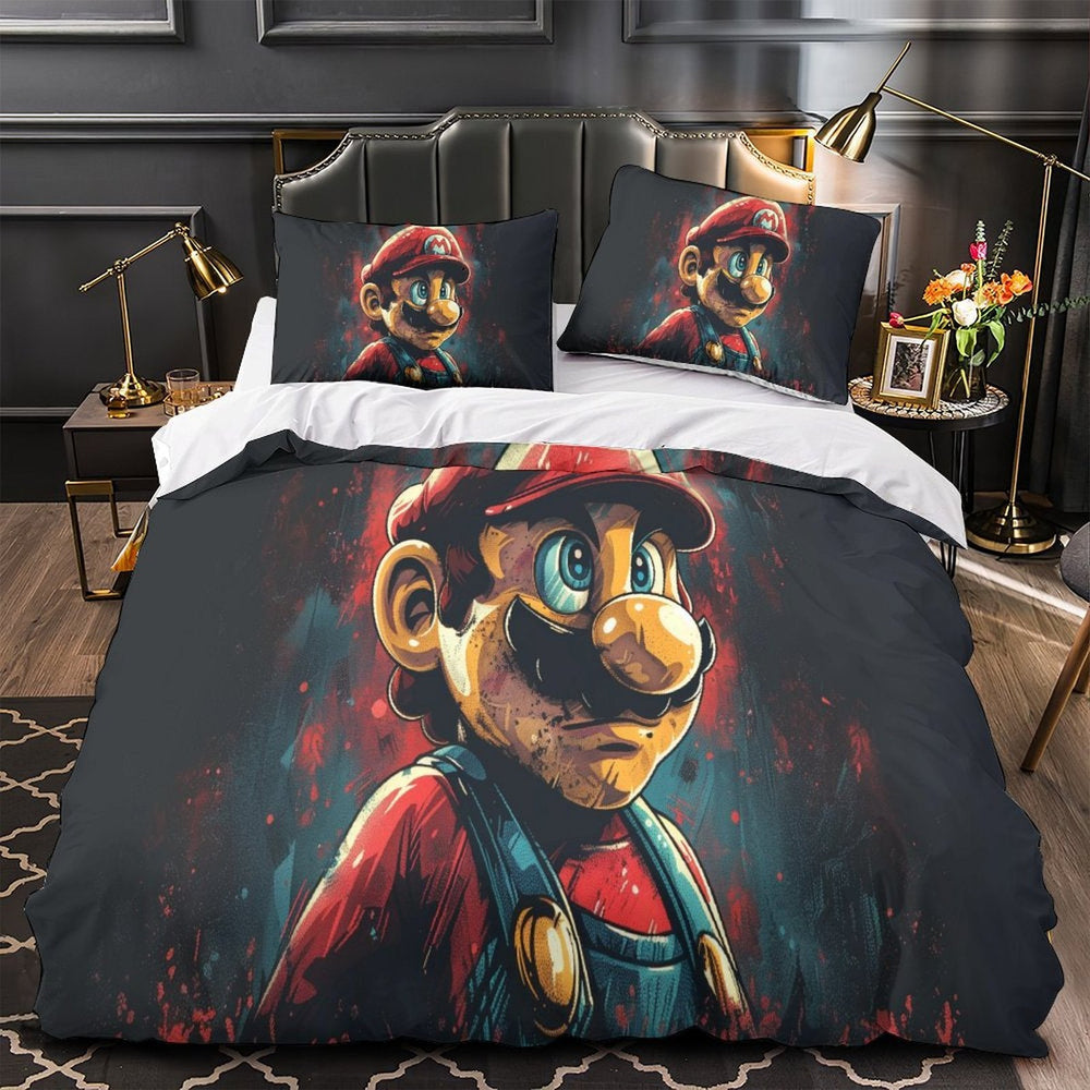 Game Super Mario Duvet Cover Kids Room Bedding Set Without Filler (ONLINE ORDER ONLY)
