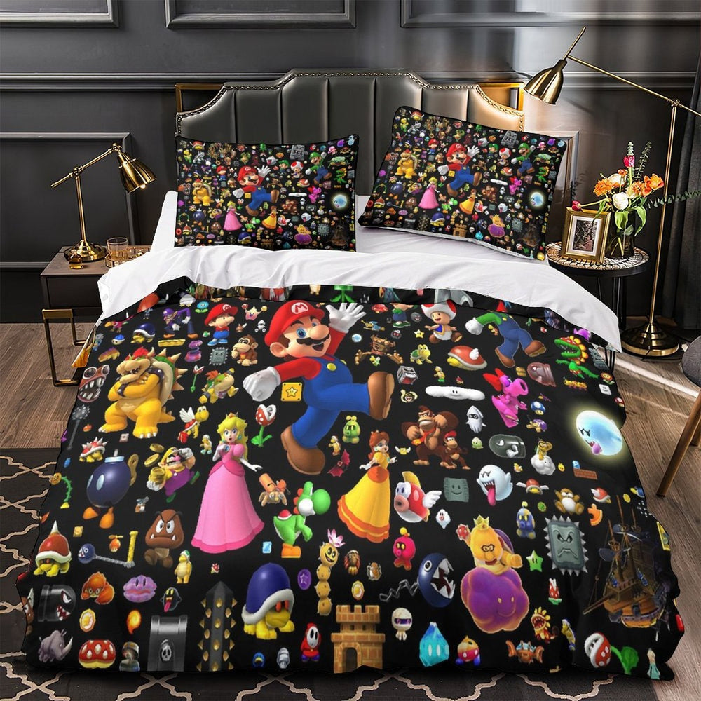 Game Super Mario Duvet Cover Kids Room Bedding Set Without Filler (ONLINE ORDER ONLY)
