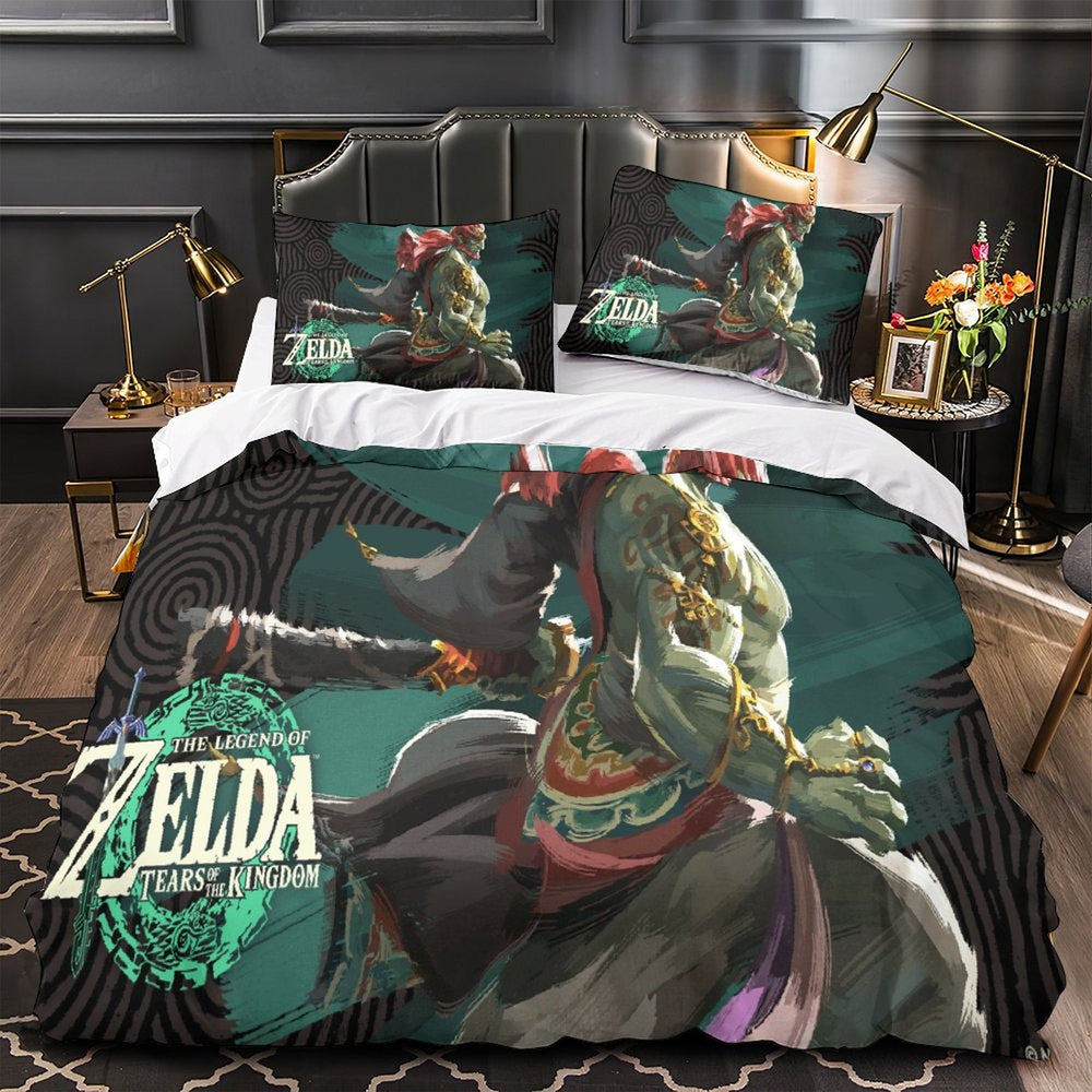 Game The Legend of Zelda Tears of the Kingdom Bedding Set Quilt Duvet Cover (Online Order Only)