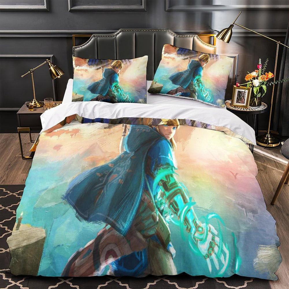 Game The Legend of Zelda Tears of the Kingdom Bedding Set Quilt Duvet Cover (Online Order Only)