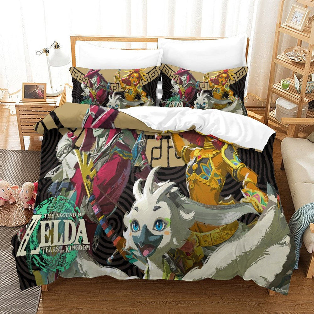 Game The Legend of Zelda Tears of the Kingdom Bedding Set Quilt Duvet Cover (Online Order Only)