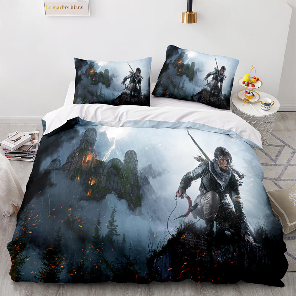 Game Tomb Raider Cosplay Bedding Sets Quilt Covers Without Filler (Online Order Only)