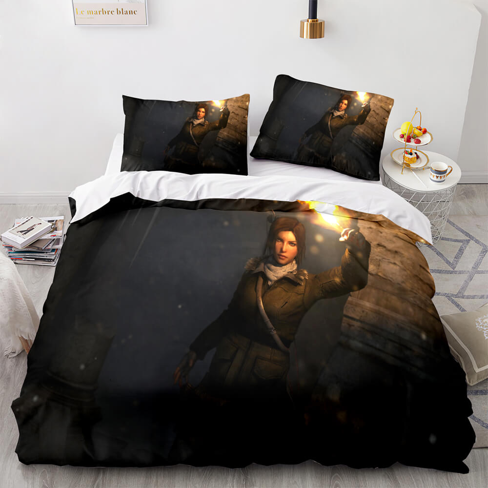 Game Tomb Raider Cosplay Bedding Sets Quilt Covers Without Filler (Online Order Only)