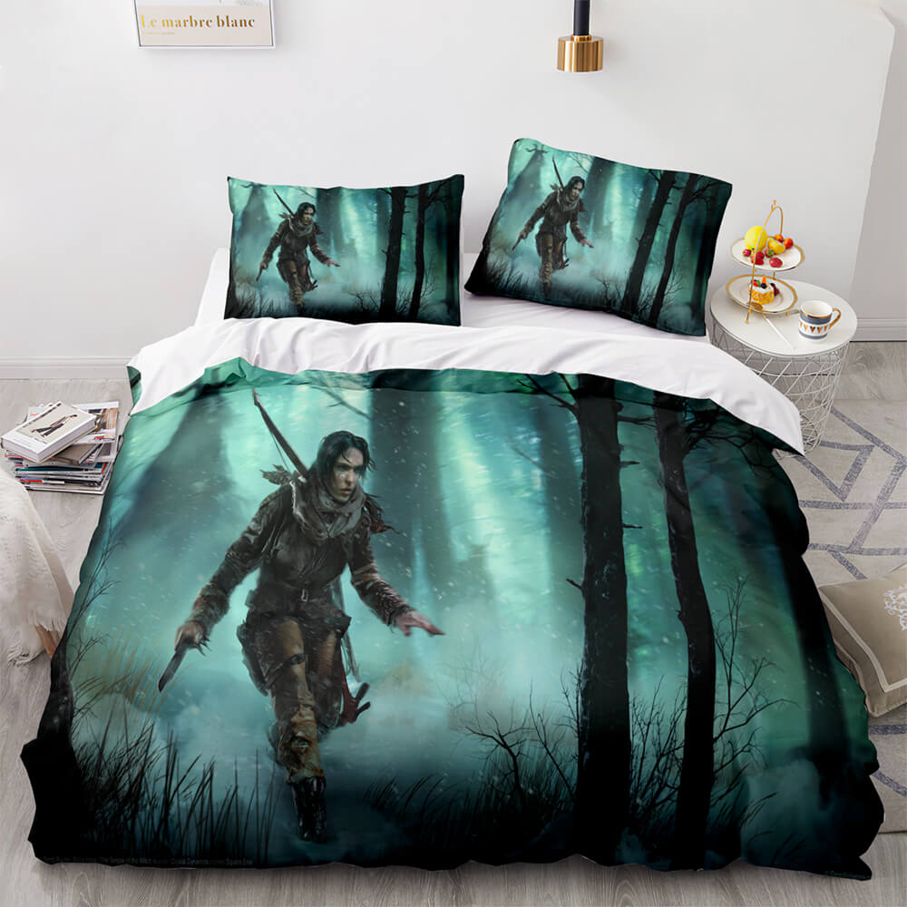 Game Tomb Raider Cosplay Bedding Sets Quilt Covers Without Filler (Online Order Only)
