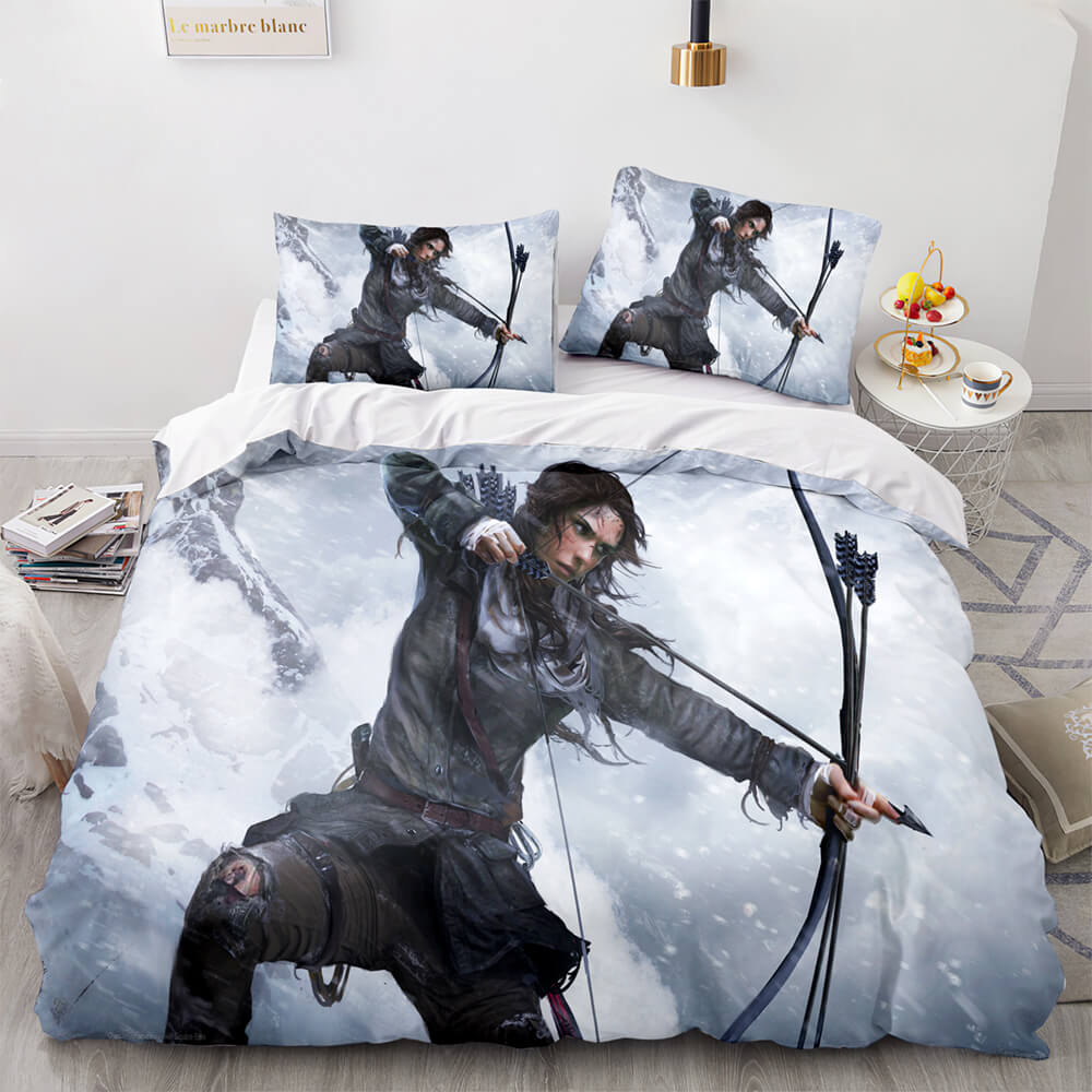 Game Tomb Raider Cosplay Bedding Sets Quilt Covers Without Filler (Online Order Only)
