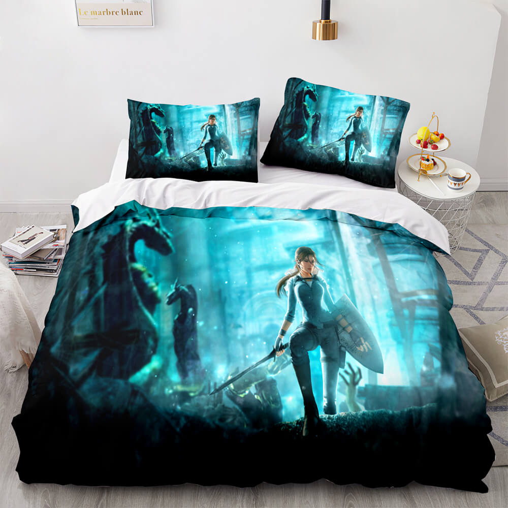 Game Tomb Raider Cosplay Bedding Sets Quilt Covers Without Filler (Online Order Only)